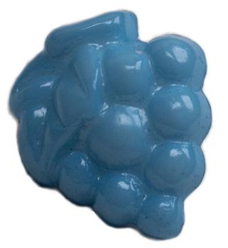 Kids button as a heart in dark blue 18 mm 0,47 inch